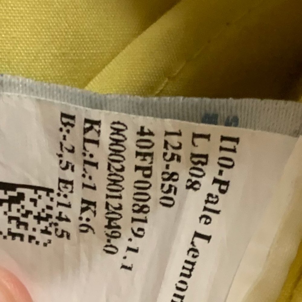 NWT Boden Pale Lemon Chino Pants Size 4 Long - Picture 8 of 9